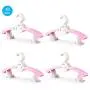 Toddler Clothes Hangers Rose, No-Slip Space Saving Clothes Hangers for Babies Toddler Children Youth Perfectly Sized for Kids 0-12 Years,30PACK