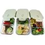 3 & 2 Compartments Glass Meal Prep Containers (3-Pack) | Airtight Glass Food Storage Containers with Lids | BPA-FREE Leakproof Bento Boxes Glass Lunch Boxes Compartments | Freezer, Oven, Microwave Safe 3 & 2 Compartments Glass Meal Prep Containers (3-Pack) | Airtight Glass Food Storage Containers with Lids | BPA-FREE Leakproof Bento Boxes Glass Lunch Boxes Compartments | Freezer, Oven, Microwave Safe