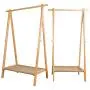 WYQSZ Coat Rack - Solid Wood Coat Rack Floor Bedroom Living Room Hanger Simple Folding Wooden Clothes Rack - Coat Rack 8563 (Size : S)