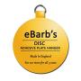 eBarbs &quotThe Original" English Plate Hanger Disc--a quantity of FOUR 2 Inch Hangers