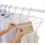 20 Non-Slip Plastic Clothes Hangers for Adults,White