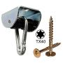 Marathon Swing Hanger for Wood Installation - Heavy Duty Hanger with Ball Bearing Technology up to 60 min Continuous Moving