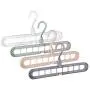Magic Multi-Port Support Circle Clothes Hanger Clothes Drying Rack Multifunction Plastic Clothes Hangers Home Storage Hangers 10pcs Random Color