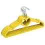 10pcs Random Color Non-Slip Ultra-Thin 360 Degree Swivel Flocked Adult Clothes Hangers with Heart Tie Bar Notched Shoulders for Garment 10pcs Random Color Non-Slip Ultra-Thin 360 Degree Swivel Flocked Adult Clothes Hangers with Heart Tie Bar Notched Shoulders for Garment