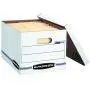 Bankers Boxes STOR/FILE Storage Boxes, Standard Set-Up, Lift-Off Lid, Letter/Legal, 6 Pack (57036-04)