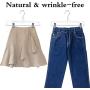 IEOKE Pants Hangers, 20 Pack Crystal Plastic Clip Hangers Space Saving for Skirts Trousers Jeans Shorts and Strapless Clothes