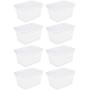 Sterilite 58 Qt Storage Boxes 8pcs