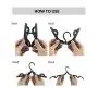 12 PCS Travel Hangers - Portable Folding Clothes Hangers Travel Accessories Foldable Clothes Drying Rack for Travel (Black) 12 PCS Travel Hangers - Portable Folding Clothes Hangers Travel Accessories Foldable Clothes Drying Rack for Travel (Black)