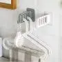 HJYPYJ Magic Hanger,180?? Rotate Magical Hangers,Easy Storage PVC Trouser Hangers,Space-Saving Organizer Hangers, Strong Bearing Capacity/Gray / 10 pcs HJYPYJ Magic Hanger,180?? Rotate Magical Hangers,Easy Storage PVC Trouser Hangers,Space-Saving Organizer Hangers, Strong Bearing Capacity/Gray / 10 pcs