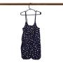 HOUSE DAY 40 Pack Childrens Hanger Plastic Tubular Kids Hangers Non Slip Clothes Hanger for Kids Babies (Black,11.7 inch)