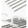 2Pcs Retractable Foldable Wardrobe Closet Clothes Hangers Magic Vertical Horizontal Tie Belt Hanging Racks (Color : White(2Pack)) 2Pcs Retractable Foldable Wardrobe Closet Clothes Hangers Magic Vertical Horizontal Tie Belt Hanging Racks (Color : White(2Pack))