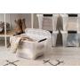 IRIS USA, Inc TB-17 19 Quart Stack & Pull Box, Multi-purpose Storage Bin, 6 Pack, Pearl