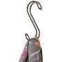 mDesign Metal Wire Over The Rod Hanging Closet Accessory S Hook for Handbags, Belts or Jackets - Snag Free - 8 Pack - Bronze