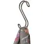 mDesign Metal Wire Over The Rod Hanging Closet Accessory S Hook for Handbags, Belts or Jackets - Snag Free - 8 Pack - Bronze
