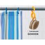 FusionBrands GoHook, Green - Versatile Magnetic Hooks Hold Essential Go-To Items in the Kitchen, Bathrooms, Closets, and On the Go-Flexible S Hook Design is Portable, Easy to Use, and Holds Up to 3lbs