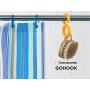 FusionBrands GoHook, Black - Versatile Magnetic Hooks Hold Essential Go-To Items in the Kitchen, Bathrooms, Closets, and On the Go-Flexible S Hook Design is Portable, Easy to Use, and Holds Up to 3lbs