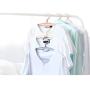 Yuqianjin Multifunctional Plastic Hanger (Pack of 10) Wide Shoulder Strap Hook - Space Saving Clothes Hangers,Rounded Hangers for Coat,Sweater,Jackets,Pants,Shirts (Color : Blue)