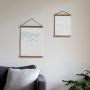 Wood Poster Frame, Poster Hanger, Print Hanger, Magnetic Frame, Art Hanger, Wood Print Hanger, Wood Poster Hanger
