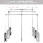 TOPINCN Lift Pull Down Closet Rod Wardrobe Hanger Adjustable Aluminum Space Saving Wardrobe Rail for Hanging Clothes (830-1150mm) TOPINCN Lift Pull Down Closet Rod Wardrobe Hanger Adjustable Aluminum Space Saving Wardrobe Rail for Hanging Clothes (830-1150mm)