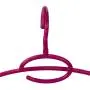 Home Basics Pack of 10 Tubular Plastic Hanger Concave Sides and Center Accessory Hook for Laundry, Closet Heavy-Duty Slim Space Saving, Fuchsia Home Basics Pack of 10 Tubular Plastic Hanger Concave Sides and Center Accessory Hook for Laundry, Closet Heavy-Duty Slim Space Saving, Fuchsia