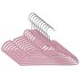 10pcs Pink Girl Heart Drying Rack - Joykith Multifunctional Heart Shaped Plastic Hanger for Suits Non Slip 40CM Space Saving and Non-Slip Clothes Hangers