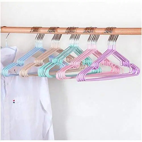 10pcs Stainless Steel Clothes Hanger Non-Slip Space Saving Clothes Hangers with Hook Closet Organizer Drying Racks 10pcs Stainless Steel Clothes Hanger Non-Slip Space Saving Clothes Hangers with Hook Closet Organizer Drying Racks