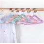 10pcs Stainless Steel Clothes Hanger Non-Slip Space Saving Clothes Hangers with Hook Closet Organizer Drying Racks