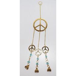 PEACE Sign Wind Chime or Window Hanger