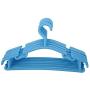 KYCPTNFJ Multi-Functional Portable Clothes Hangers 10 Pieces Clothes Hangers Blue