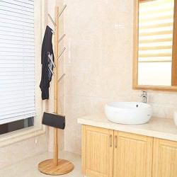 KejingMiao Coat Rack Coat Stand Coat Hook Pure Wood Floor-Standing Living Room Bedroom Hanger Simple Clothes Rack European Style American Style