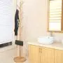 KejingMiao Coat Rack Coat Stand Coat Hook Pure Wood Floor-Standing Living Room Bedroom Hanger Simple Clothes Rack European Style American Style