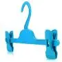 HANGERWORLD 10 Pink Blue White 11inch Kids Plastic Hook Pants Skirt Adjustable Clips Coat Clothes Garment Hangers HANGERWORLD 10 Pink Blue White 11inch Kids Plastic Hook Pants Skirt Adjustable Clips Coat Clothes Garment Hangers