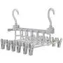 HJYPYJ 6 in 1 Foldable PP Magic Clothes Hanger??with Hooks Rotating Cascading Multi Magic Hanger?? Space Saving Non Slip Hangers?? / Gray / 5 Pcs HJYPYJ 6 in 1 Foldable PP Magic Clothes Hanger??with Hooks Rotating Cascading Multi Magic Hanger?? Space Saving Non Slip Hangers?? / Gray / 5 Pcs