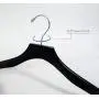 Topline Classic Wood Bridal Dress Hangers - Black Finish (10-Pack) Topline Classic Wood Bridal Dress Hangers - Black Finish (10-Pack)