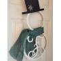 Monogram Snowman Door Hanger - Winter Door Hanger - Snowman Initial Wreath - Monogram Snowman Wreath - Winter Door Decoration - Wood Hanger