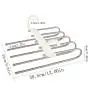 HJYPYJ Magic Hanger,Multifunction Adjustable Magical Hangers,Stainless Steel + Pp + PVC Multi-Layer Storage Trouser Hangers,Space-Saving Organizer Hangers,2Pcs 4Pcs Durable/Gray / 4 pcs HJYPYJ Magic Hanger,Multifunction Adjustable Magical Hangers,Stainless Steel + Pp + PVC Multi-Layer Storage Trouser Hangers,Space-Saving Organizer Hangers,2Pcs 4Pcs Durable/Gray / 4 pcs