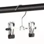 Aligle Adjustable Stainless Steel Shoe Rack Pants Folder Multi-Functional Portable travel laundry washing machine rack hooks socks clip Boot Hanger Set of 6 (6)