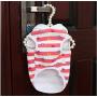 10pcs Random Color Children Pearl Hanger Fashion Dog Cat Cloth Hanger Clothes Baby Pearl Plastic Pet Hangers 20cm