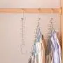 TOPBATHY 2pcs Clothes Hangers Closet Organizer 12 Holes Magic Space Saving Hangers Coats Jeans Shirts Hook for Closet Wardrobe