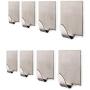 Vivian 3M Self Adhesive Bathroom Towel Hook Stainless Steel Wall Hooks Clothes Hangers Holder 8PCS