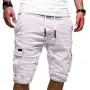 Huaa Pants with Pockets, Fashion Mens Sport Pure Color Bandage Casual Loose Sweatpants Drawstring Shorts Pant