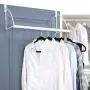 Over The Door Closet Valet- Over The Door Clothes Organizer Rack and Door Hanger for Clothing or Towel, Home and Dorm Room Storage and Organization (White) Over The Door Closet Valet- Over The Door Clothes Organizer Rack and Door Hanger for Clothing or Towel, Home and Dorm Room Storage and Organization (White)