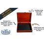 WE Games Old World Wooden Treasure Boxes with Brass Latch (Redwood Finish)