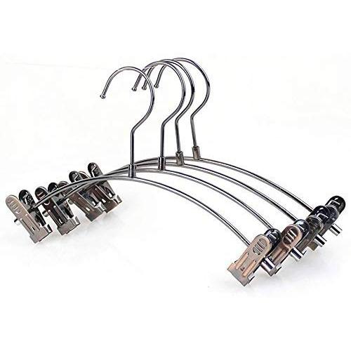 Iddefee Clothes Hanger Pack of 20 Metal Childrens Pants Hangers with Clips Jeans Skirt Underwear Hanger Clip Hanger Multifunctional Hanger Pants Hangers (Color : Metallic, Size : 2616CM) Iddefee Clothes Hanger Pack of 20 Metal Childrens Pants Hangers with Clips Jeans Skirt Underwear Hanger Clip Hanger Multifunctional Hanger Pants Hangers (Color : Metallic, Size : 2616CM)