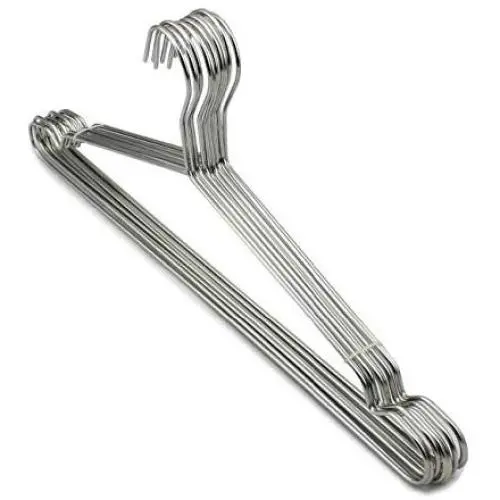 10pcs Extra Wide Metal Clothes Hanger, 20 inches Stainless Steel Hanger for Big Coats 10pcs Extra Wide Metal Clothes Hanger, 20 inches Stainless Steel Hanger for Big Coats
