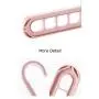 In kds 5pcs Wardrobe Space Saver Magic Clothes Closet Storage Hanger Organizer Random Clour