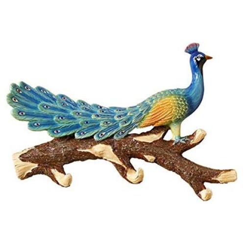 Barture-Coat rack Clothes Stand Hangers Multiple Hooks Entryway Corridor Storage Shelf Peacock Shape (Size : 27.5X20CM) Barture-Coat rack Clothes Stand Hangers Multiple Hooks Entryway Corridor Storage Shelf Peacock Shape (Size : 27.5X20CM)