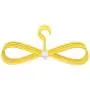 EvaroFly Multipurpose Drying Quickly Folding Hanger, Plastic No Trace Rotatable Clothes Hanger, Wet and Dry Dual Use -Yellow 10 Pcs