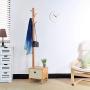 LLDDP Coat Hooks Wall Coat Racks Coat Stand Clothes Rack Free Standing Hat Coat Hanger Hall Storage Hanging Rack Umbrella Hook Clothes Floor Home Office Indoor Garment Racks