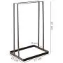 SHZONS Hanger Caddy, Standing Clothes Hanger Stacker Holder Drying Rack Caddy Iron Flocked Laundry Room Closet Organizer for Closet & Room Tidier Laundry Rooms Drying Rack